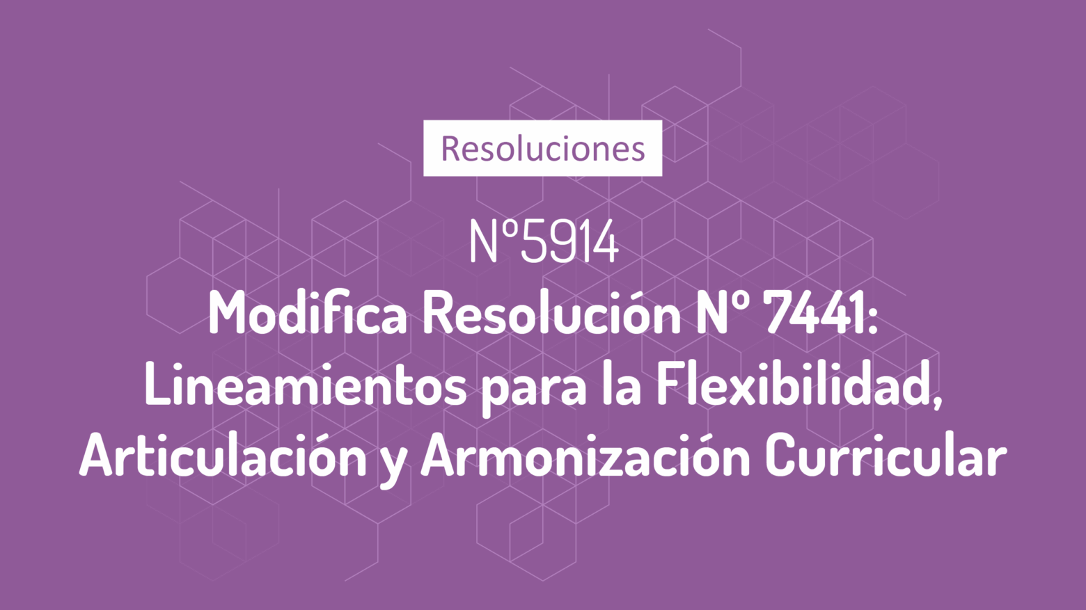 Resolución 5914 – Modifica Res. 7441