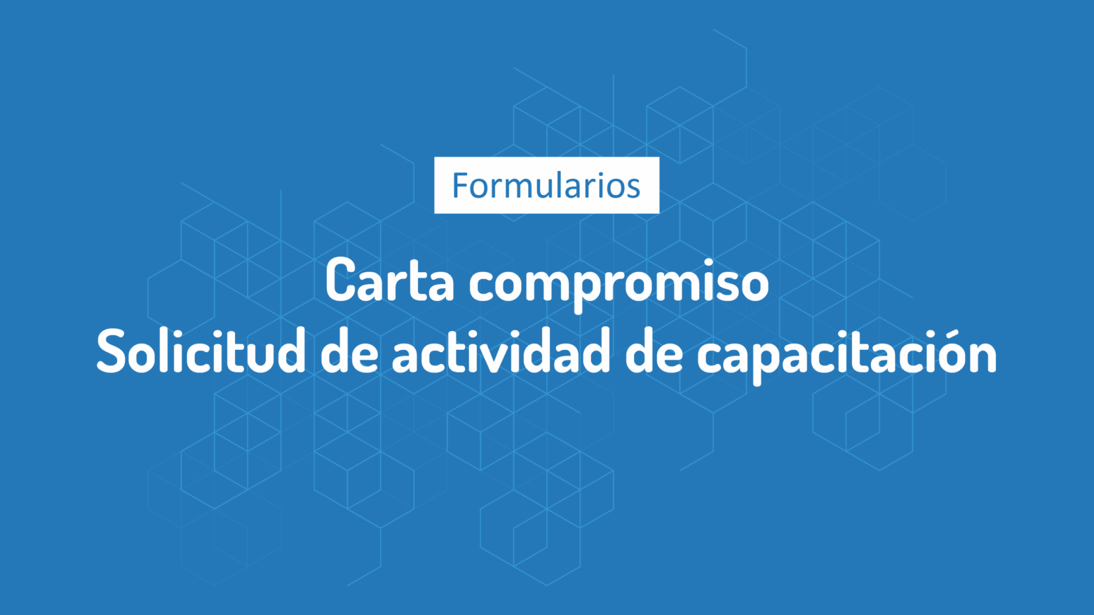 Carta de Compromiso Actividad Capacitación