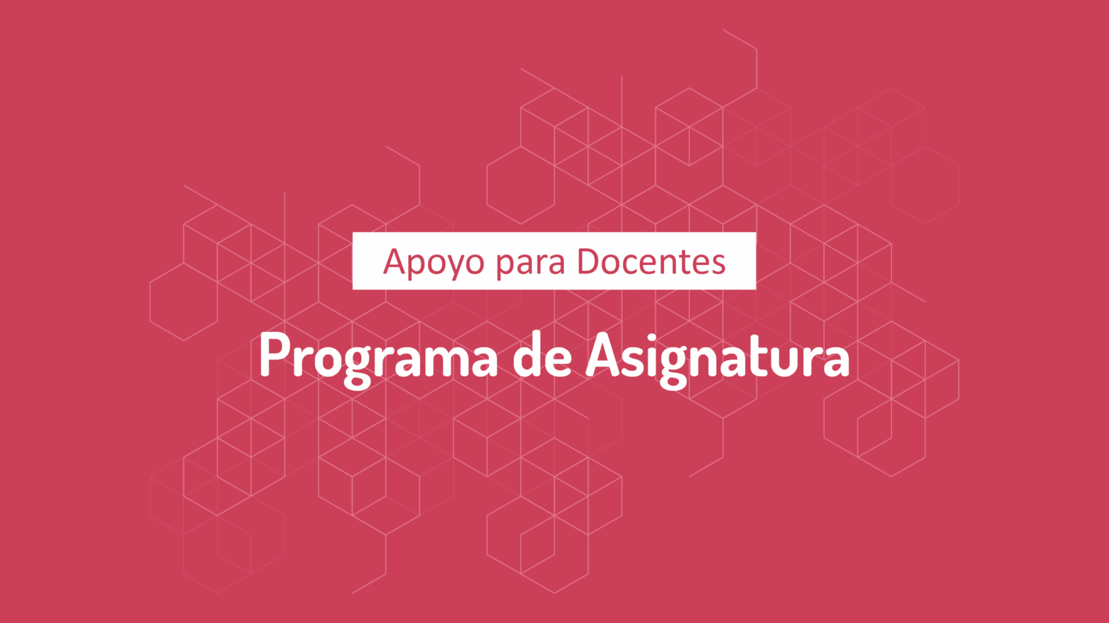 Programa de Asignatura